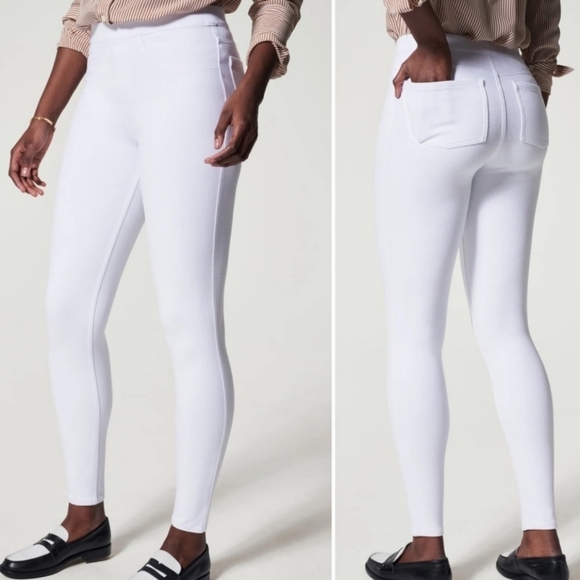 Spanx Jean-ish Ankle Leggings Pull On Skinny Pants, Size S - Picture 1 of 17